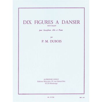 DUBOIS, PIERRE MAX.- -DIX FIGURES A DANSER