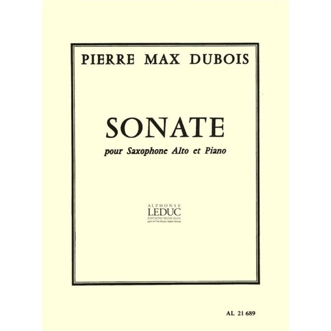 DUBOIS, PIERRE MAX.- SONATA (SONATE)