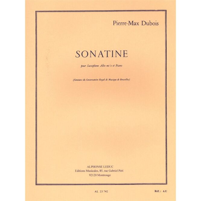 DUBOIS, PIERRE MAX.- SONATINA (SONATINE)