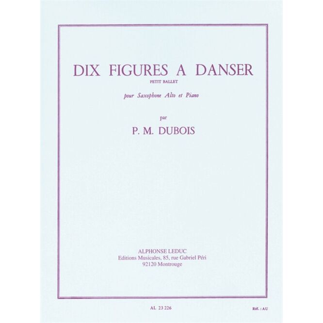 DUBOIS, PIERRE MAX.- -DIX FIGURES A DANSER