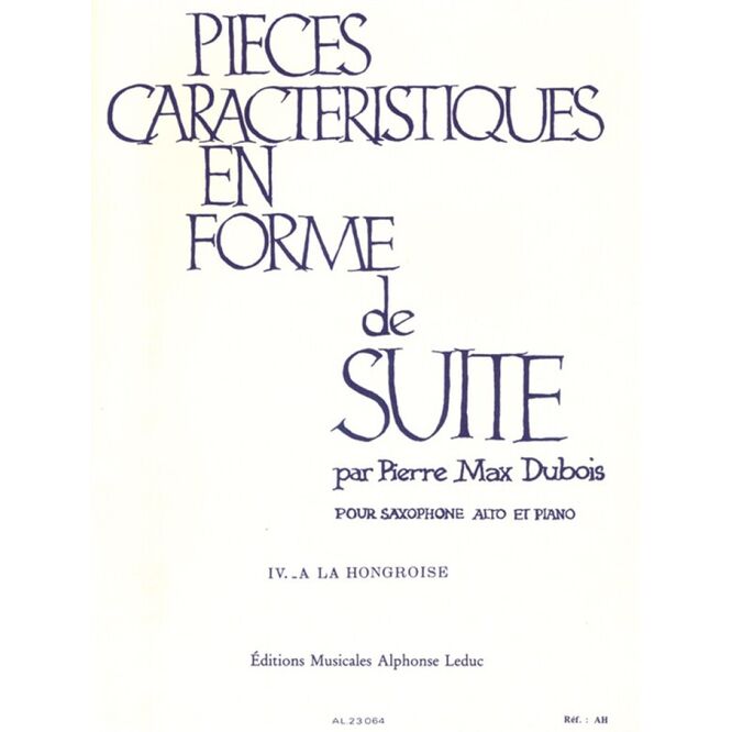 DUBOIS, P.M.-PIEZA CARACTERSTICA N.4 " A LA HONGROISE"