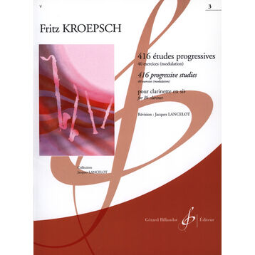 KROEPSCH, FRITZ.- 416 ESTUDIOS PROGRESIVOS VOL. 3