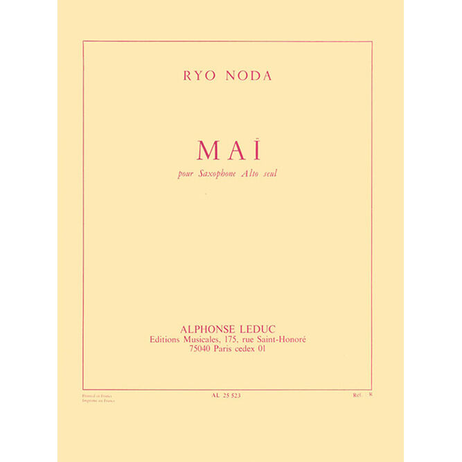 NODA, RYO.- MAI