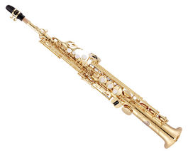 Saxofon Soprano Jupiter Jps-947GL 2 Tudeles Campana Grabada Lacado Oro