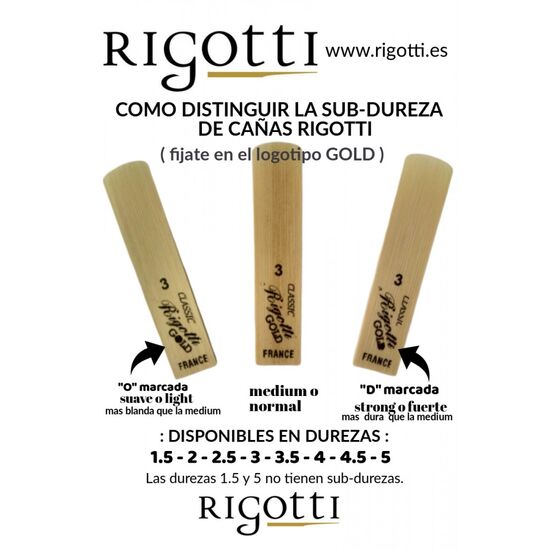 Caa Clarinete Sib Rigotti Gold 2 1/2