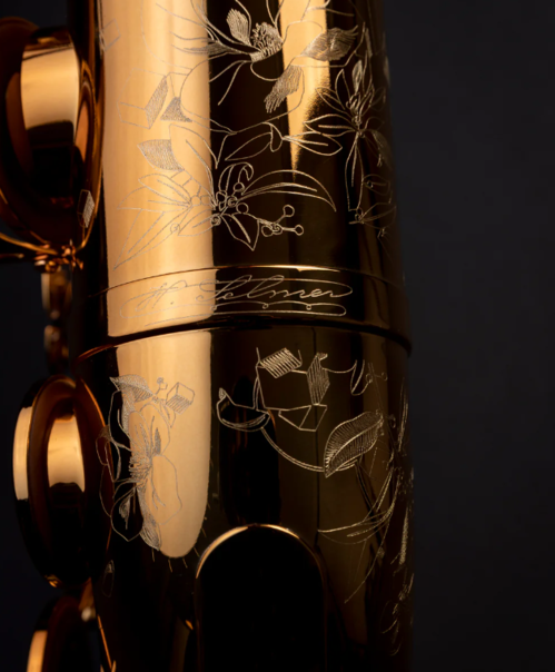 Saxo Tenor Selmer Supreme Chapado Oro Grabado AUG