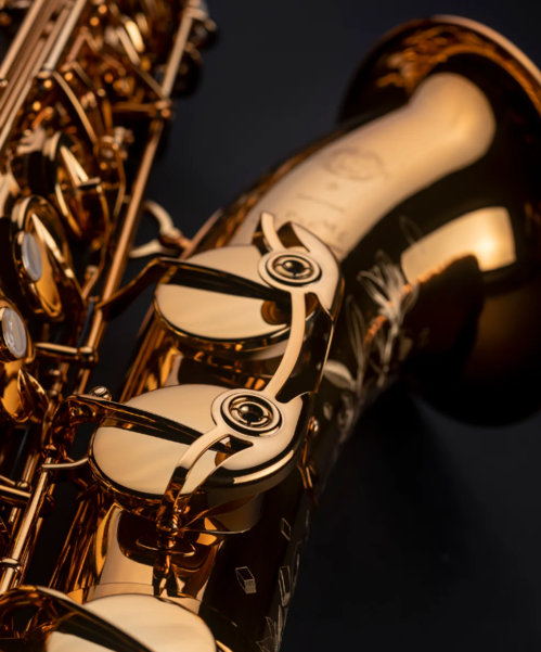 Saxo Tenor Selmer Supreme Chapado Oro Grabado AUG