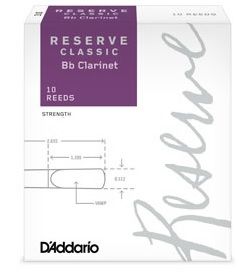 Caa Clarinete Sib D'addario Reserve Classic 4+