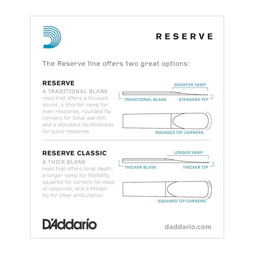 Caa Clarinete Sib D'addario Reserve 4
