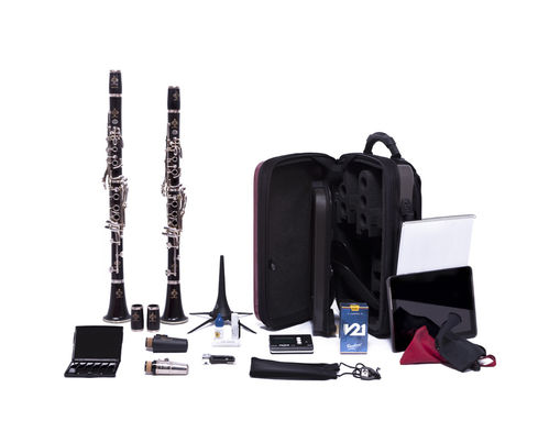 Estuche 2 Clarinetes Bags Evolution EV-1 Metalic Rojo Vino