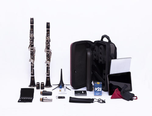 Estuche 2 Clarinetes Bags Evolution EV-1 Metalic Rojo Vino