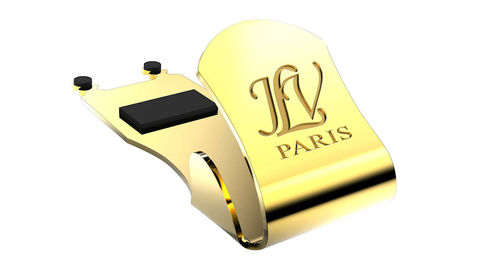 Boquillero Saxo Tenor JLV Oro Chapado 24K