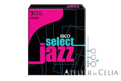 Caña Saxo Alto Rico Select Jazz Filed Soft 4