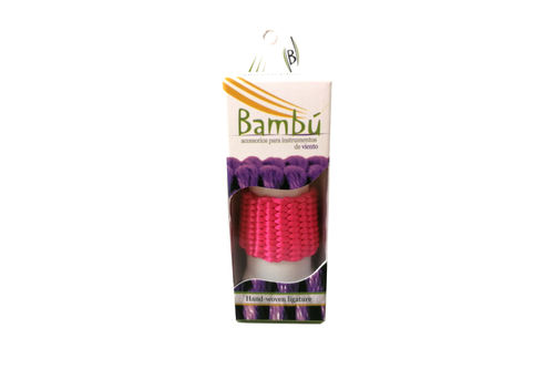 Abrazadera Saxo Alto Bambu Pink