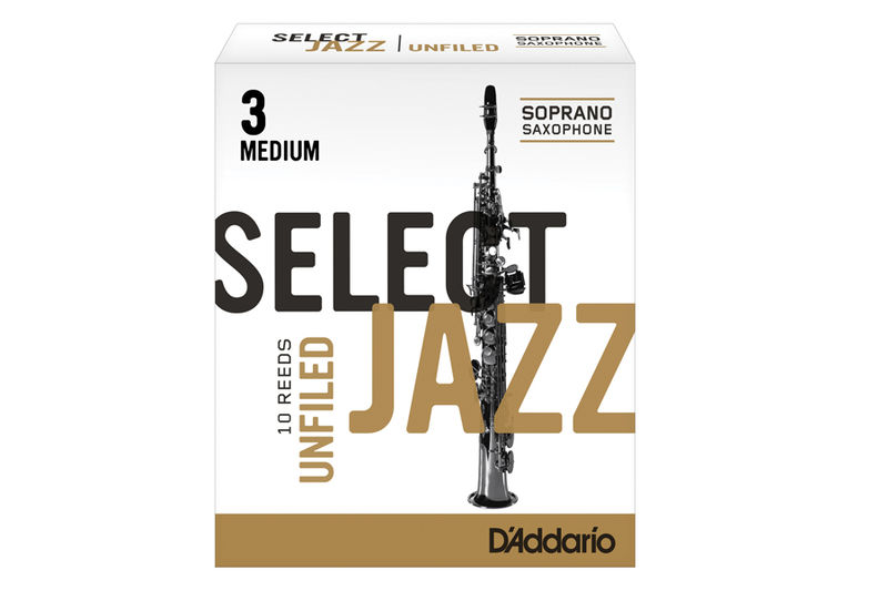 Caña Saxo Soprano D`addario Select Jazz Unfiled 3M