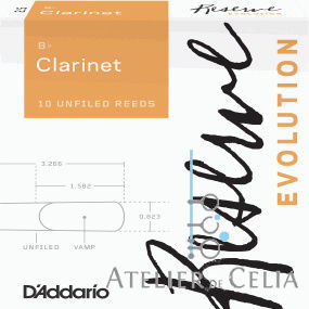 Caña Clarinete Sib D'addario Reserve Evolution 2 1/2