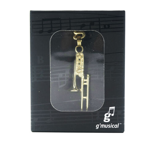 Pin Trombn Dorado 18k