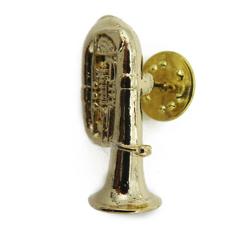 Pin Tuba Dorado 18k