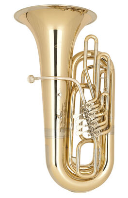 Tuba Sib 5/4 Miraphone 289A 4 Cilindros Campana 47 Cms Lacada