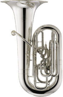 Tuba Fa 5/4 Miraphone Petruschka F-1281 5 Pistones Plateada