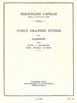 CAPELLE, FERDINAND.- 20 GRANDES ESTUDIOS VOL.1 (VINGT GRANDES TUDES)