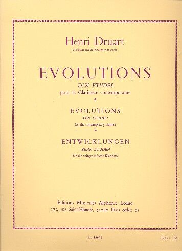 DRUART, HENRY.- EVOLUTIONS 10 ESTUDIOS