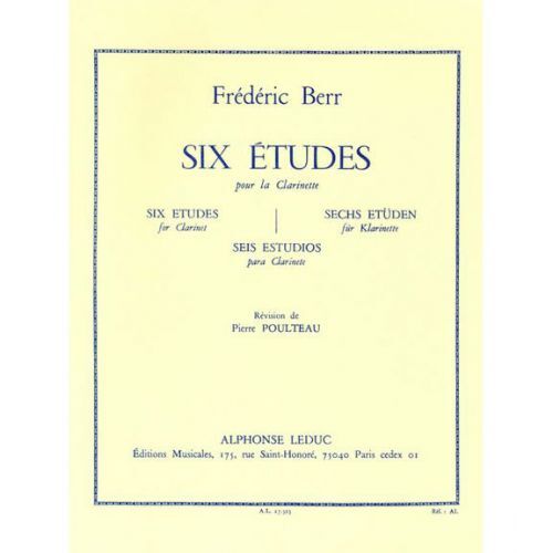 BERR, FRIEDRICH.- 6 ETUDES (6 ESTUDIOS)