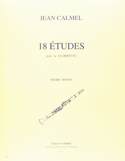 CALMEL, JEAN.- 18 ESTUDIOS (TUDES)