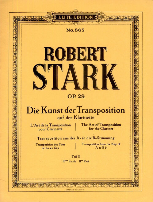 STARK, ROBERT.- EL ARTE DE LA TRANSPOSICIN OP.29 VOL.2