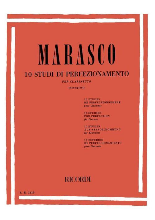 MARASCO, GIUSEPPE.- 10 ESTUDIOS DE PERFECCIONAMIENTO