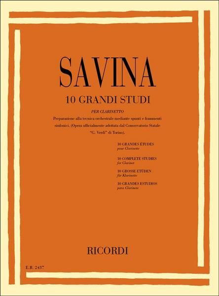 SAVINA, LEONARDO.- 10 GRANDES ESTUDIOS