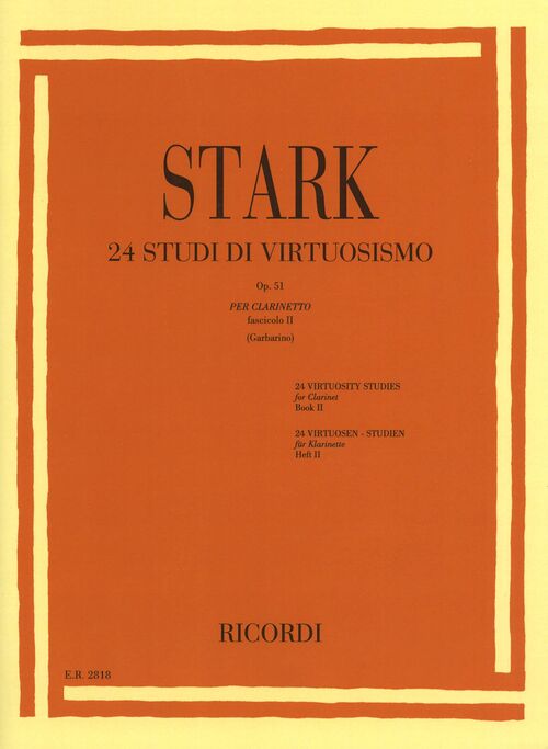STARK, ROBERT.- 24 ESTUDIOS VIRTUOSISMO OP.51 VOL.2 