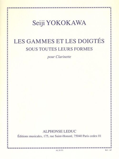 YOKOKAWA, SEIJI.- LAS ESCALAS Y LAS DIGITACIONES EN TODAS SUS FORMAS