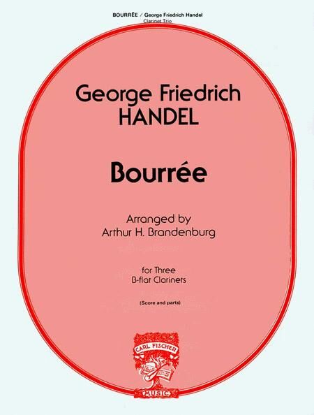 HAENDEL.- BOURRE 3 CLARINETES