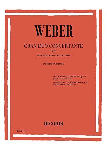 WEBER, CARL MARIA.- GRAN DUO CONCERTANTE OP.48
