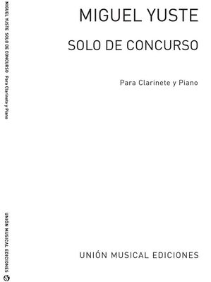 YUSTE SOLO DE CONCURSO OP39 CLARINETE,