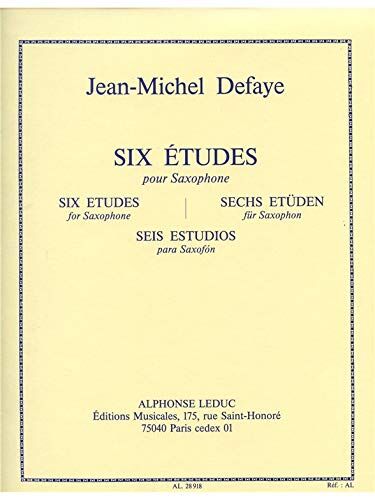 DEFAYE, JEAN-MICHEL.- SIX (6) ETUDES (6 ESTUDIOS) 