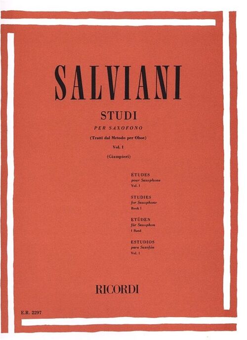 SALVIANI, CLEMENTE.- ESTUDIOS VOL.1