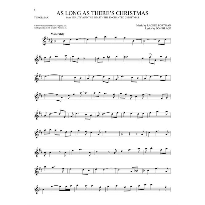 101 CHRISTMAS SONGS SAXO TENOR SAMPLE 1