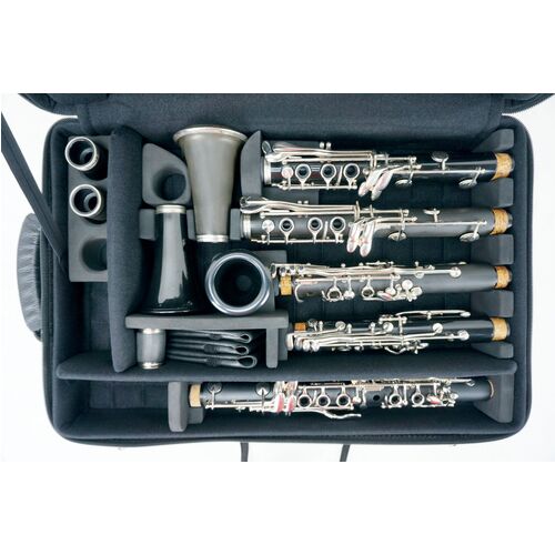 Estuche 3 Clarinetes Marcus Bonna Sib, La y Mib Nylon Negro