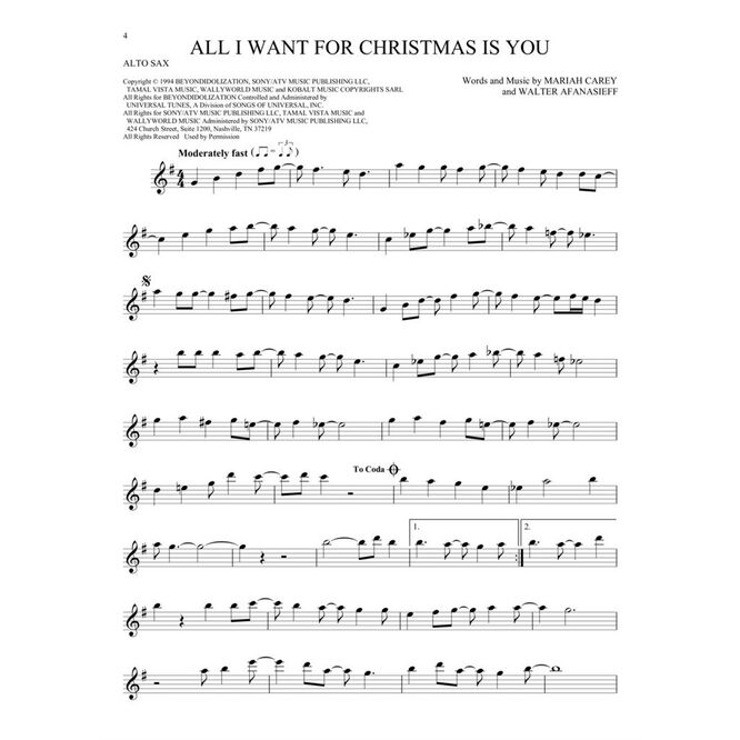 101 VILLANCICOS PARA SAXO ALTO (101 CHRISTMAS SONGS) SAMPLE